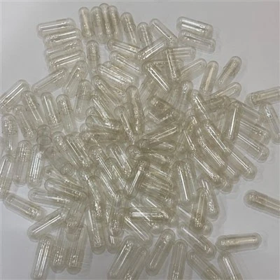 Cápsulas de gelatina transparente Tamanho 000